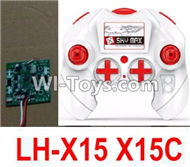 Lead Honor LH-X15 X15C X15WF Spare Parts-38 Transmitter,Remote Control & Circuit board,Receiver board(Can only be used for LH-X15 X15C Quadcopter),Lead Honor LH-X15 X15C X15DV X15WF RC Quadcopter Drone Spare Parts Accessories,LH-X15 Replacement parts